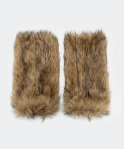 ACC0312_BROWN Babe Fest Fluffy Warmers