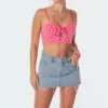 S11207_pink Piper Cut-Out Top