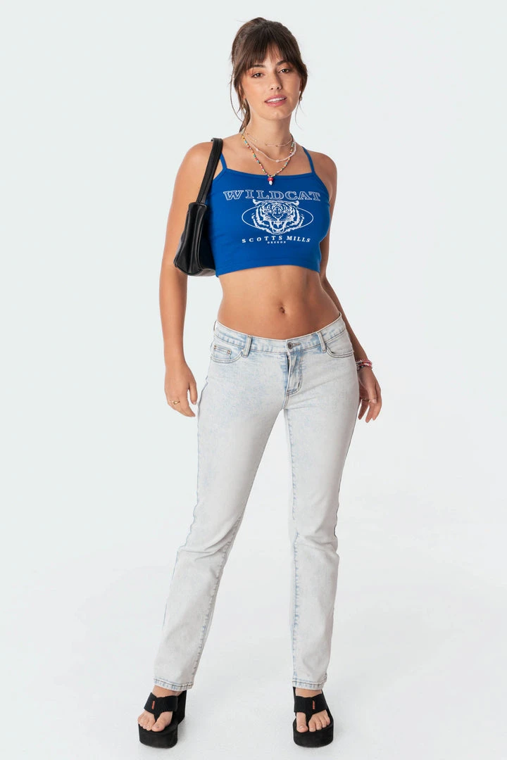 S11156_blue Tops Wild Cat Crop Top 4 S11156_blue Tops Wild Cat Crop Top