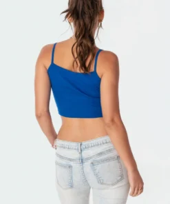 S11156_blue Tops Wild Cat Crop Top 11 S11156_blue Tops Wild Cat Crop Top