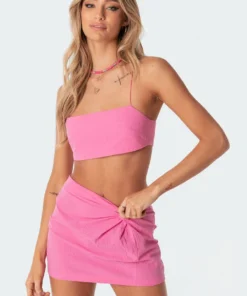 S11162_pink Tops Harper Crop Top