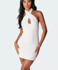 S11280_white Morgan Mini Halter Dress 7 S11280_white Morgan Mini Halter Dress