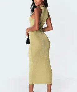 S11314_green Gia Maxi Dress