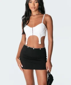 S11272_white Lexi Hoop Corset Tops