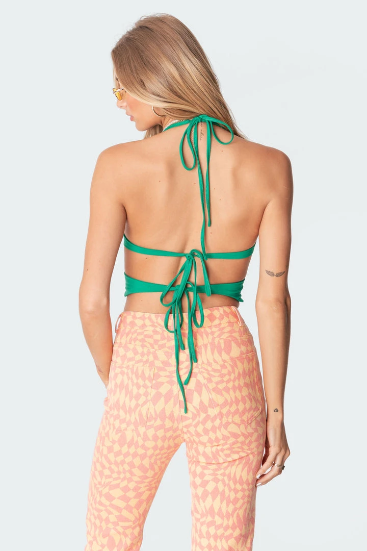 S11230_green Tops Butterfly Open Back Top 7 S11230_green Tops Butterfly Open Back Top