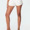 S11134_white Pants Bronti Terry Shorts