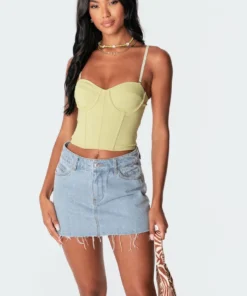 S11175_green Tops Adley Adjustable Corset