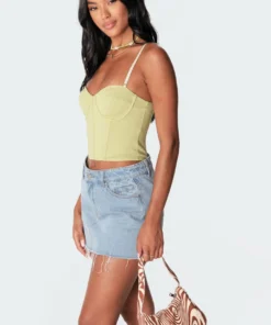 S11175_green Tops Adley Adjustable Corset