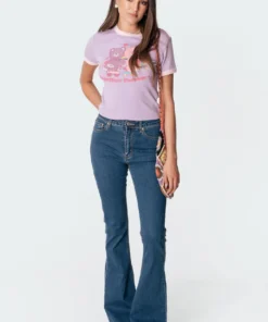 S11334_purple Tops Together Forever T-Shirt