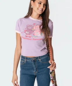 S11334_purple Tops Together Forever T-Shirt