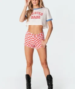 S11254_white Tops Sheer Babe Cropped T-Shirt 10 S11254_white Tops Sheer Babe Cropped T-Shirt