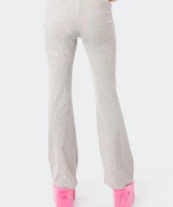 S11942_GRAY Lovers Lane Terry Low-Rise Pants