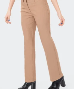 S11885_CAMEL Fran Low-Rise Pants