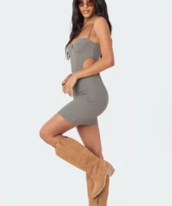 S11886_OLIVE Shae Cups Cut-Out Dress Dresses