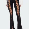S11876_BLACK Lovers Lane Pheonix Lace-Up Pants