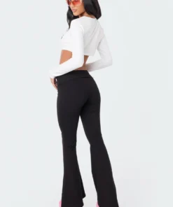 S11827_WHITE Tops Cest La Vie Sequin Crop Top