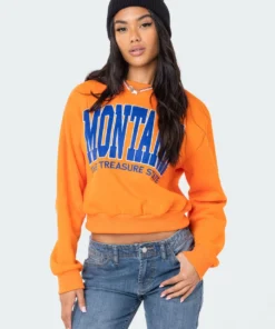 S11891_ORANGE Tops Montana State Sweatshirt