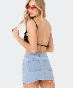 S11190_BLACK Lu Knitted Open-Back Top