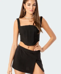 S11073-1_black Isla Corset Top Tops