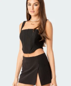 S11073-1_black Isla Corset Top Tops