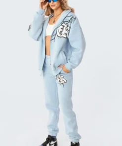 S11681_light-blue Strikeout Sweatpants