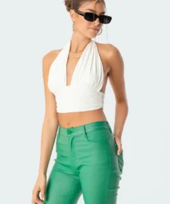 S11492_white Bau Halter Top New In