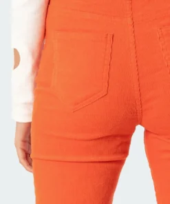 S11711_orange Tony Corduroy Flared Pants