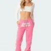 S11683_pink Dramatic Sweatpants