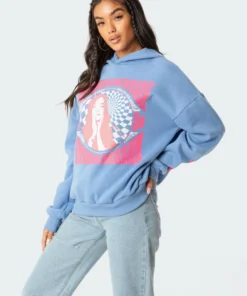 S11671_blue Tops Guilty Pleasure Hoodie