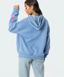 S11671_blue Tops Guilty Pleasure Hoodie