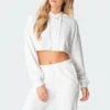 S11732_white Alana Cropped Hoodie