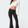 S11629_black Pants Naomi Flared Leggings