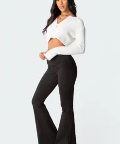 1022-1_white Otto Cropped Cardigan Tops