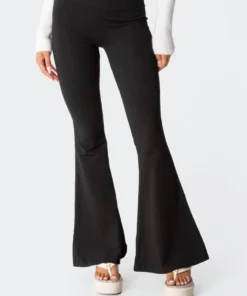 S11629_black Pants Naomi Flared Leggings