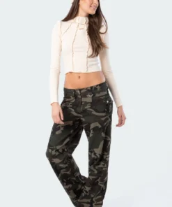 S11867_beige Kaia Ribbed Stitch Top Tops