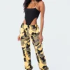 S11860_yellow Vida Camo Sweatpants