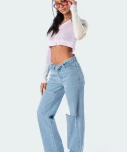 S11849_mix Tops Marabelle Rainbow Cardigan