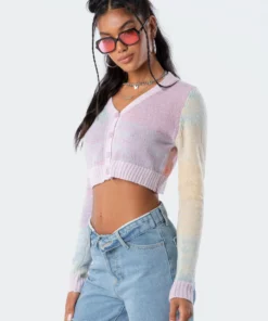 S11849_mix Tops Marabelle Rainbow Cardigan