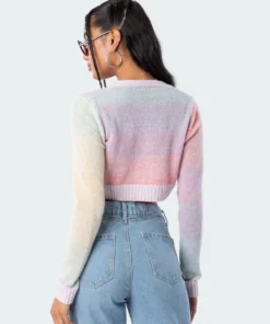 S11849_mix Tops Marabelle Rainbow Cardigan