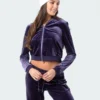 S11832_purple Erin Velvet Hoodie