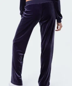 S11494_purple ERIN LOW-RISE VELOUR SWEATPANTS