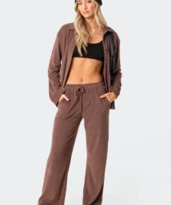S11589_brown Abby Terry Pants