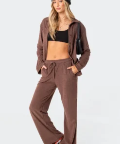S11589_brown Abby Terry Pants
