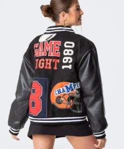 S11812_mix Pu Team Baseball Jacket Jackets & Coats