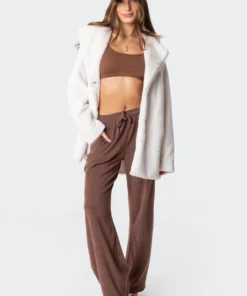 S11799_cream Jemima Faux Fur Coat Jackets & Coats