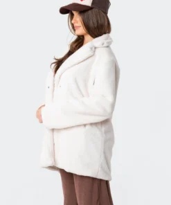 S11799_cream Jemima Faux Fur Coat Jackets & Coats