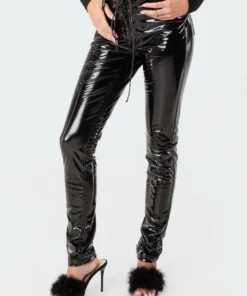 S11780_black Natalie Vinyl Pants