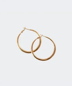 Acc0010_gold Accessories Diva Hoop Earrings