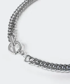Acc0036_silver Chained To Me Necklace