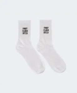 Acc0039_white First Class Socks Accessories